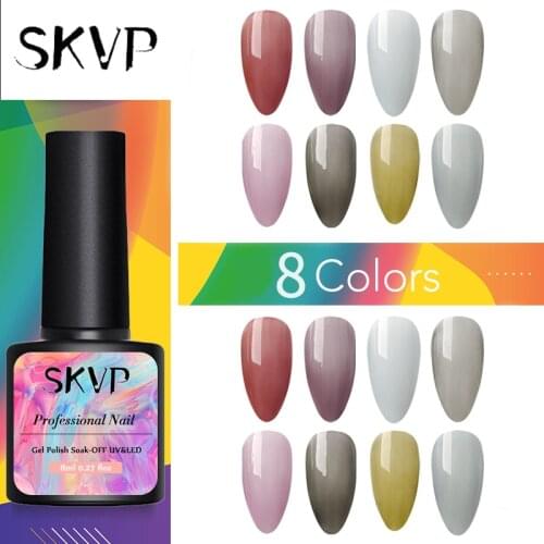 SKVP Varnish Nail Gel Polish For Nail Art Manicure Semi Permanent Top Coat UV LED Gel varnishes Base top coat Gel lacque