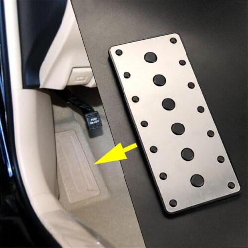 Footrest Pedal Foot Rest Dead Pedal Pad Cover For Toyota Camry RAV4 Corolla Levin C-HR Land Cruiser LC200 For Lexus ES IS RX RC