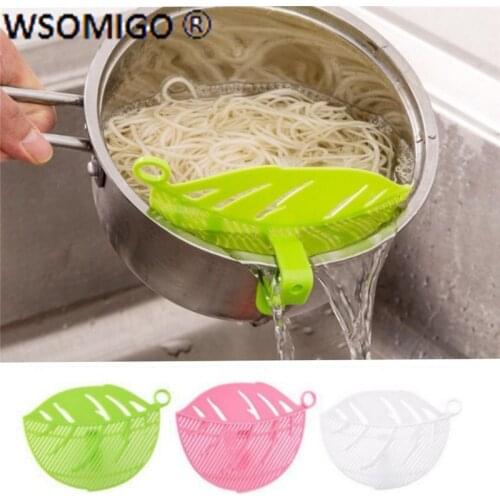 Kitchen Accessories Leaf Shape Clean Rice Wash Sieve Cozinha Kitchen Gadgets Cleaning Cooking Tools Kitchen Utensils Goods-S