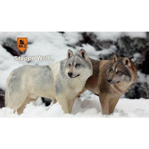 1/6 Scale Figure accessories steppe wolf for 12" Action figure doll Resin Animal model toy,not include doll and other