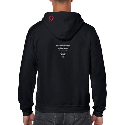 Mens Funny Design Hoodies Spring Autumn Males Hooded Sweatshirts High Quality "Feel Offended" Letter Printing Casual Mens Tops