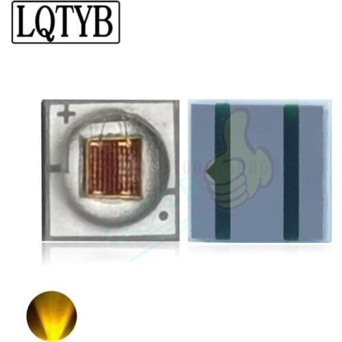 Aluminum nitride ceramic package 3535 high power 590nm yellow light landscape light high brightness 3W LED lamp beads