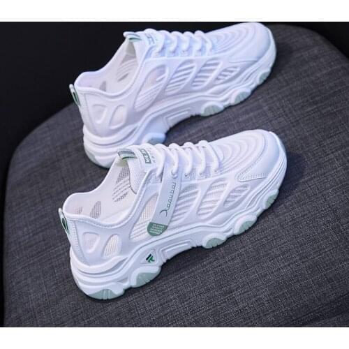 2021 Summer New Dad Shoes Womens Shoes Trendy Breathable Mesh Sneakers Tenis Feminino All-match Women Lightweight Running Shoes