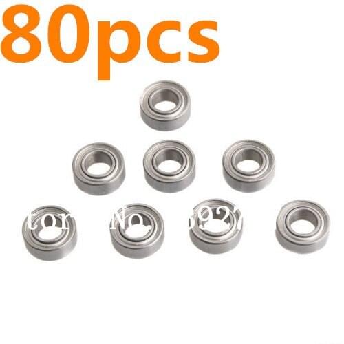 Wholesale 80pcs HSP Parts 86683(286068A) Bearing 12*8*3.5mm For 1/16 Himoto Wltoys RC Car Kingliness Troian METEOR Buggy Truck