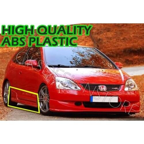 For HONDA CIVIC EP3 TYPE R Side skirts Plastic 2004-2005 *FACELIFT MODEL Side skirts Splitter Diffuser Lip Body Kit Spoiler
