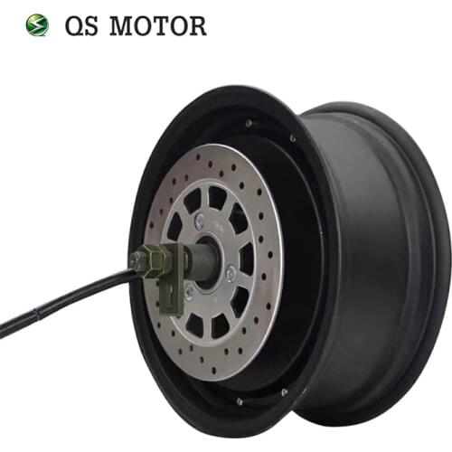QS Motor 12x5.0inch Detachable Design 3000W 260 V1 High Effctive Single Shaft In Wheel Hub Motor for Electric Car