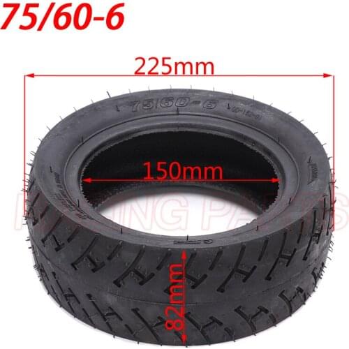 High quality 75/60-6 Thickening Vacuum Tubeless Tire for Electric Scooter Parts