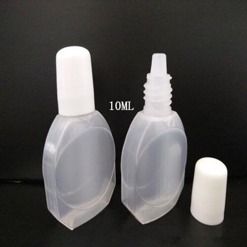 High Quality 10ml Clear PET Dropper bottle 1/3OZ Plastic Dropper Bottle 10CC Eye Drop Bottle hotsale