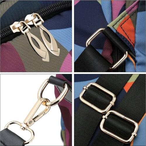 Womens Anti-Theft Backpack Nylon Anti-theft Shoulder Bags Large Bagpack Casual Daypack 20CA