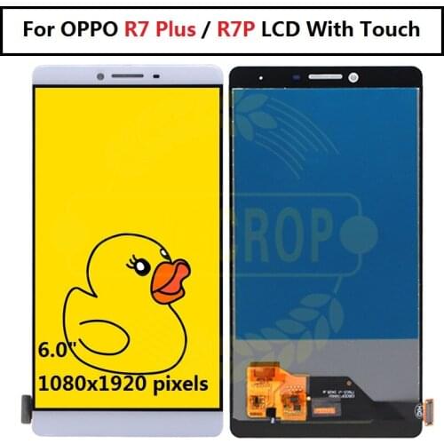 LCD Display For OPPO R7 Plus R7P Touch Screen with frame Digitizer with Touch screen Full Assembly For Oppo R7PLUS LCD