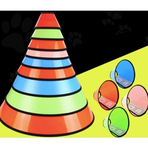 3pc Lovely Pattern Anti Bite Anti Grasping Anti Licking Cat Neck Elizabethan Collar Cute Cat Puppy Neck Protective Circle Collar