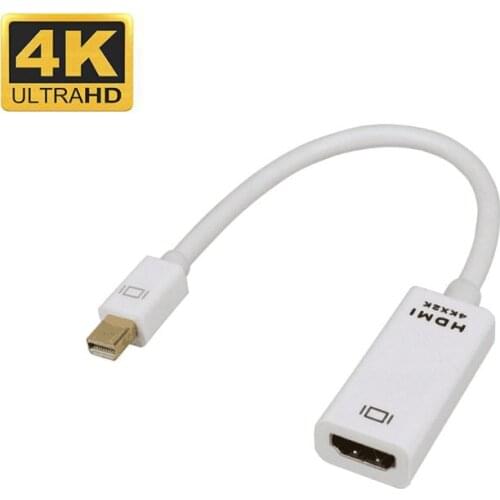 Mini DisplayPort to HDMI-compatible Adapter Mini DP Thunderbolt 2 Converter for MacBook Air 13 Surface Pro 4 Thunderbolt