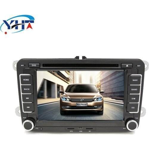 VW 2din 7" Octa-Core 2+32G Android 8.1 Car Radio DVD Player with Touch Screen Wifi BT HD 1024*600 MirrorLink for VW