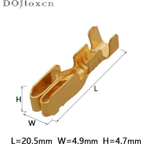 20/50/100/200/500/Pcs Auto Circuit Fuse Lnstrument Terminal Lock Core Cover Automobile Motorcycle Lock Core Door Contact Sheet