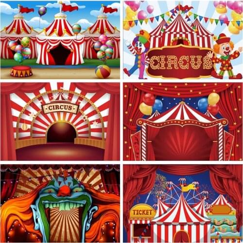 Yeele Photography Birthday Backdrop Circus Fiesta Theme Elephant Baby Shower Background Party Decor Supplies Banner Photo Studio