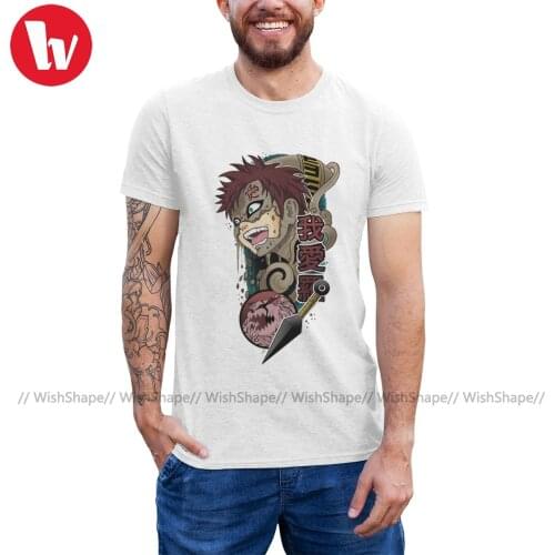Gaara T Shirt Gaara T-Shirt 100 Percent Cotton Graphic Tee Shirt Streetwear Oversized Cute Men Tshirt