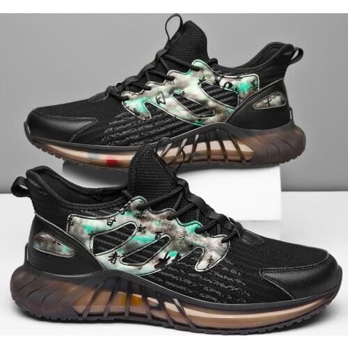 2021New Mesh Running for Men Quality Breathable Sneakers Man Casual Shoes Thick Bottom Soft Comfortable Outdoor Fashion