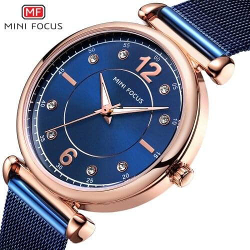 MINIFOCUS Womens Watches Brand Luxury Fashion Ladies Watch Waterproof Casual Lady Watch for Woman Relogio Feminino Montre Femme