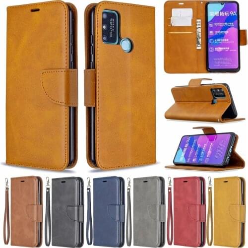Pure color PU leather Wallet Phone Case For Huawei Honor 6C 7A 7C 7X 8A 8C 8S 8X 8Lite 9A 9X 10i 10Lite 20S Y7A Y7P Y6P Cases