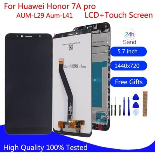 Original For Huawei Honor 7A Pro AUM-L29 Aum-L41 LCD Display Touch screen Digitizer Repair Parts Accessories