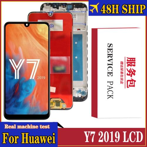 Original Screen for Huawei Huawei Y7 2019 LCD Digitizer Assembly Touch Display Apply to Huawei Y7 2019 DUB-LX3 DUB-L23 DUB-LX1