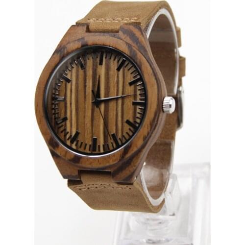 Stylish Handmakde Brand Wooden Watch For Man or Woman Bracelet Quartz Watch Clock With Gift Box
