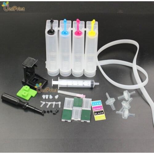 CISSPLAZA Universal CIS kits 4colors CISS ink tank with accessaries for HP 121 122 140 141 300 301 302 21 22 61 650 652 651