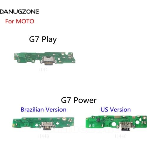 USB Charging Dock Port Socket Jack Plug Connector Charge Board Flex Cable For Motorola MOTO G7 Play XT1952 / G7 Power XT1955