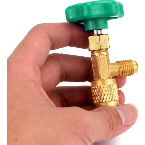 1Pcs Air Conditioning Refrigeration 7/16-28UNF AC Can Tap Valve Bottle Opener For R12 R22 Low Pressure Gas Refrigerant Tool