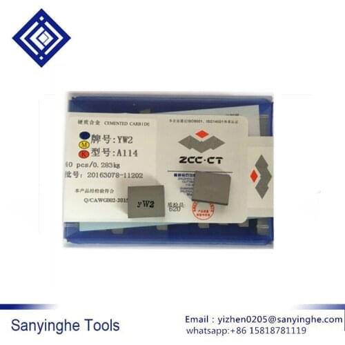 30pcs/lots A114 YG6 / YG8 / YW1 / YW2 / YT5 / YT14 / YT15 carbide welding inserts brazed insert