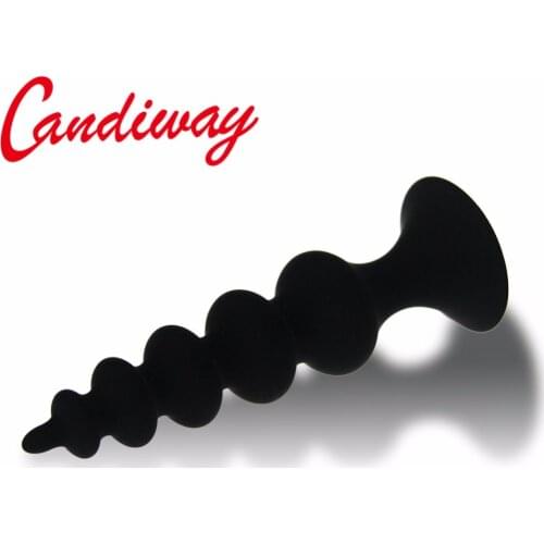 Candiway tower Anal plug sexy nightlife backyard Stimulating beads Butt Plug for women sex Toys unisex waterproof back door