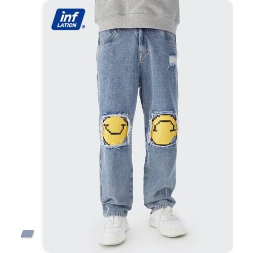 Мужские широкие джинсы INFLATION China At AliExpress