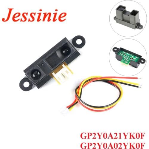 GP2Y0A21YK0F GP2Y0A02YK0F Infrared Proximity Sensor Module IR Infrared Analog Distance Sensors VE713 10-80cm 20-150cm 4.5-5.5V