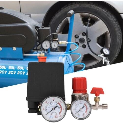 50% Hot Sales 220V20A 140PSI Switch Control Valve Piston Structure Air Compressor Pressure Valve Regulator for Business