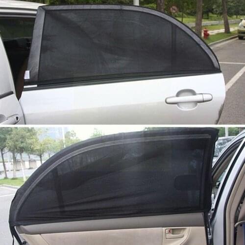 Magnetic Car Sun Shade Uv Protection Car Polyester Window Window Film Curtain Protection Sun Side Summer Window Sunshade Me E6Q1