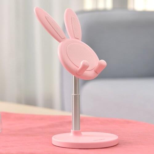 Cute Bunny Sytle Mobile Phone Holder Stand Adjustable Desk Portable Phone Stand For iPhone iPad Xiaomi Tablet Mobile Support