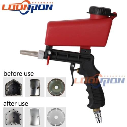 Sandblasting Machine Portable Home DIY Mini Blasting Device 90psi Adjustable Pneumatic Sandblasting Set