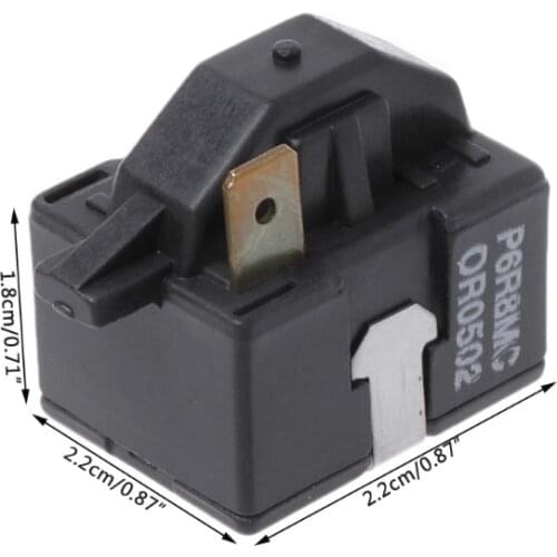 PTC Compressor Starter Relay For Refrigerator Freezer Dehumidifier P6R8MC Mar28