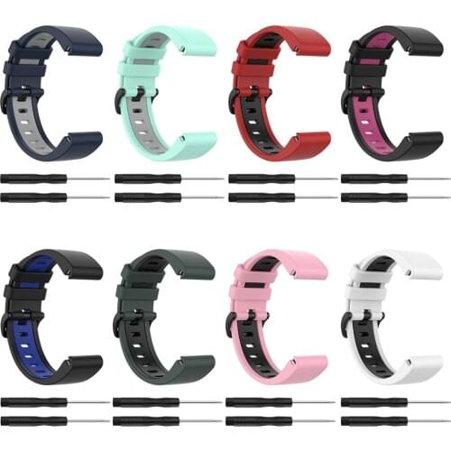 20mm For Garmin Watch Band Breathable Silicone Wrist Strap Fashion Sport Adjustable Strap For Garmin Fenix 6S/6S pro/5S/5S plus