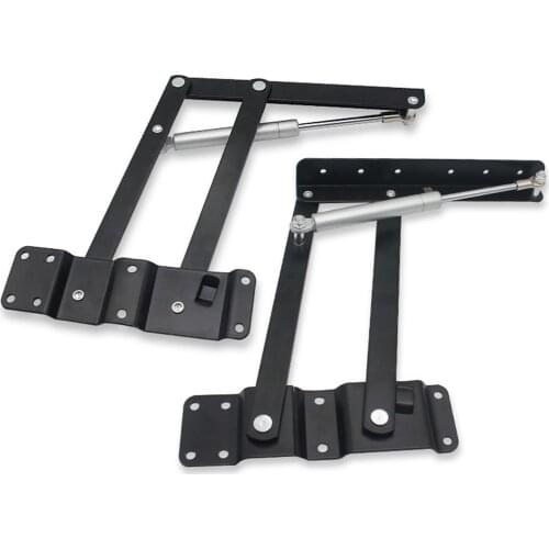 2pcs/set Folding spring tea coffee table hinge Metal lift up mechanism lifting roof frame computer desk DIY Furniture hardware