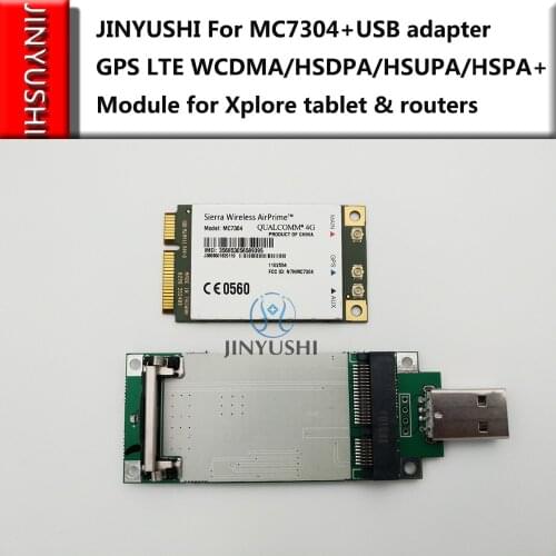 Sierra Wireless MC7304 +Mini Pcie to USB transfer card 100% NEW&Original Support GPS 4G LTE WCDMA/HSDPA/HSUPA/HSPA