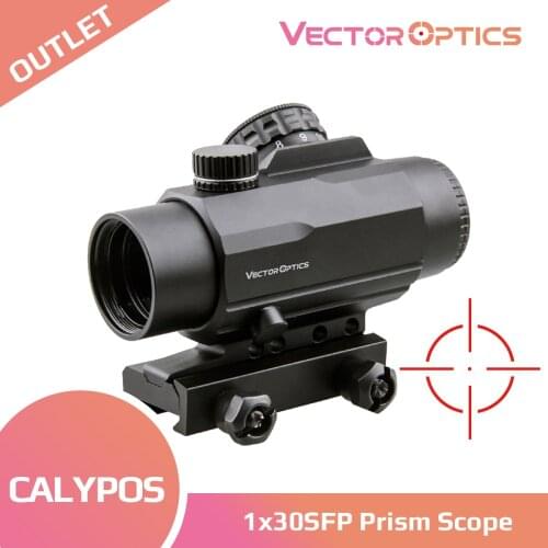 Vector Optics 1x30SFP Prism Scope Riflescope 11Levels Illumination Optical Rifle Scope 1/2MOA Adjustment Tactical Optical Sight