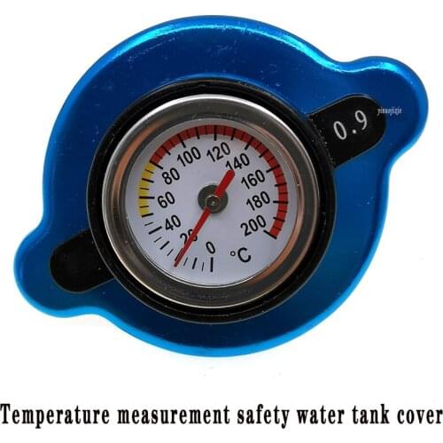 Excavator water tank cover with temperature measuring display water temperature meter 0.9BAR universal