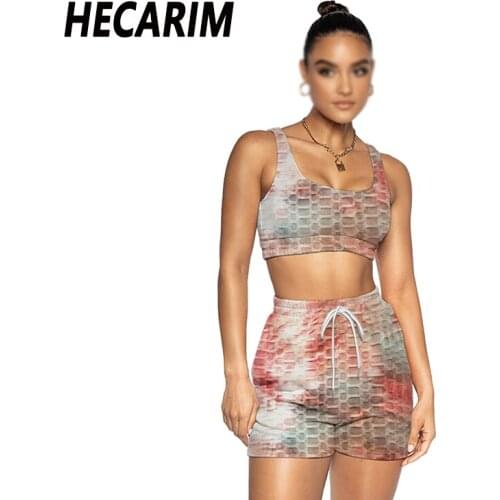 Hecarim Crochet Knitted Beach 2 Piece Set Camis Crop Top High Split Mimi Skirt Hollow Out Sexy Pink Outfits Boho Robe Swimsuit