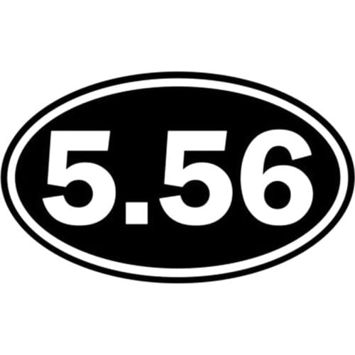 15X9CM 5.56 Oval Originality Motorcycle Vinyl Decals Black/Silver Car Sticker S8-0053