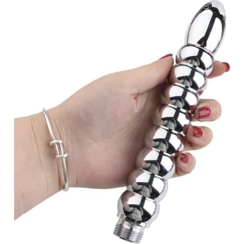 2021 Metal Anal Enema Cleaning Butt Plug Shower For Men And Women Anus Douche Vaginal Cleaner Masturbate Sex Toys For Women 18