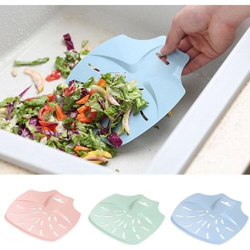 3PCS Justdolife Sink Strainer Drain Catcher Sink Filter Shovel Sink Stopper Sink Strainer Multifunction Shower Hair Strainer