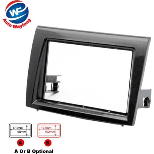 Car Radio fascia For FIAT Bravo (198) 2006+ Fitting Kit installation Audio Fitting Adaptor Dash Trim Kits Facia Panel DVD Frame