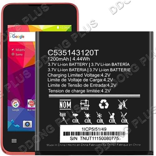 C535143120T Battery For BLU Advance 4.0 L2 A030U A030 A030L Battery Replacement Repair Part