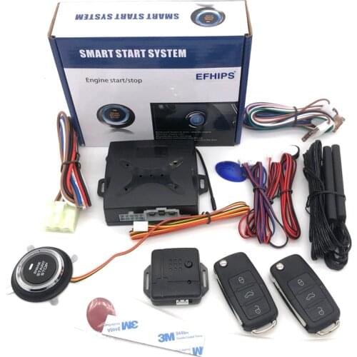 EFHIPS auto CarAlarm PKE Security immobilizer passive keyless engine start stop comfort access entry System for all car